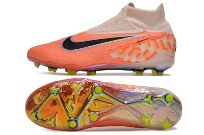 Nike Phantom GX DF Elite FG High-Tops Football Boots - Orange/Black/Purple