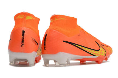 Nike Air Zoom Mercurial Superfly 9 Elite FG High-Tops Football Boots - Orange/Yellow