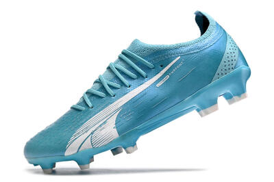 Puma Ultra Ultimate FG Low-Tops Football Boots - Blue/White/Pink