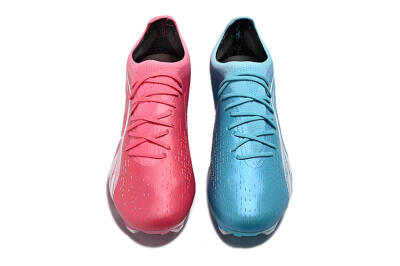 Puma Ultra Ultimate FG Low-Tops Football Boots - Blue/White/Pink