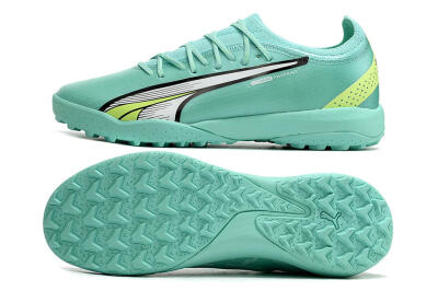 Puma Ultra Ultimate TF Low-Tops Football Shoes - Blue/Yellow/Silver