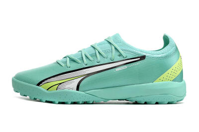 Puma Ultra Ultimate TF Low-Tops Football Shoes - Blue/Yellow/Silver