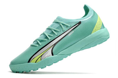 Puma Ultra Ultimate TF Low-Tops Football Shoes - Blue/Yellow/Silver