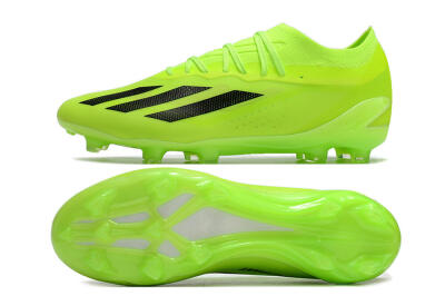 Adidas X Crazyfast.1 FG Low-Tops Football Boots - Green/Black