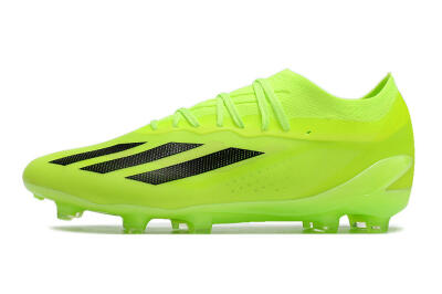 Adidas X Crazyfast.1 FG Low-Tops Football Boots - Green/Black