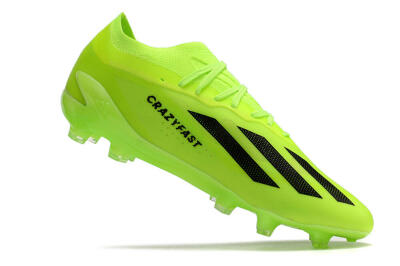 Adidas X Crazyfast.1 FG Low-Tops Football Boots - Green/Black
