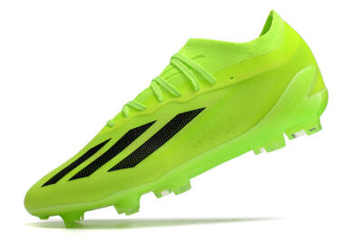 Adidas X Crazyfast.1 FG Low-Tops Football Boots - Green/Black