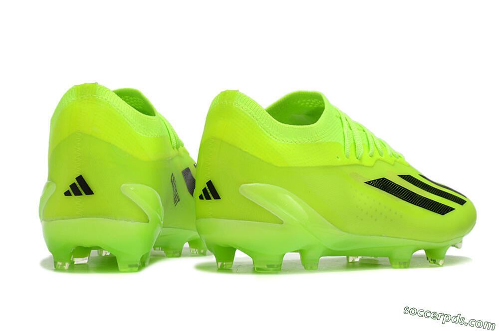 Adidas X Crazyfast.1 FG Low-Tops Football Boots - Green/Black 6