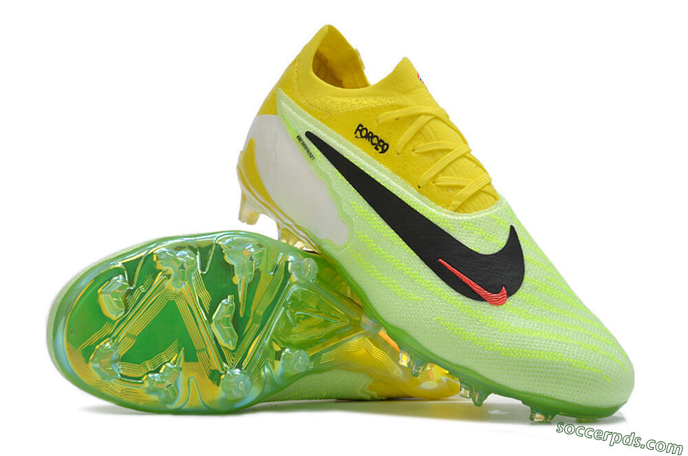 Nike Phantom GX Elite FG Low-Tops Football Boots - Yellow/Green/Black/Red 3