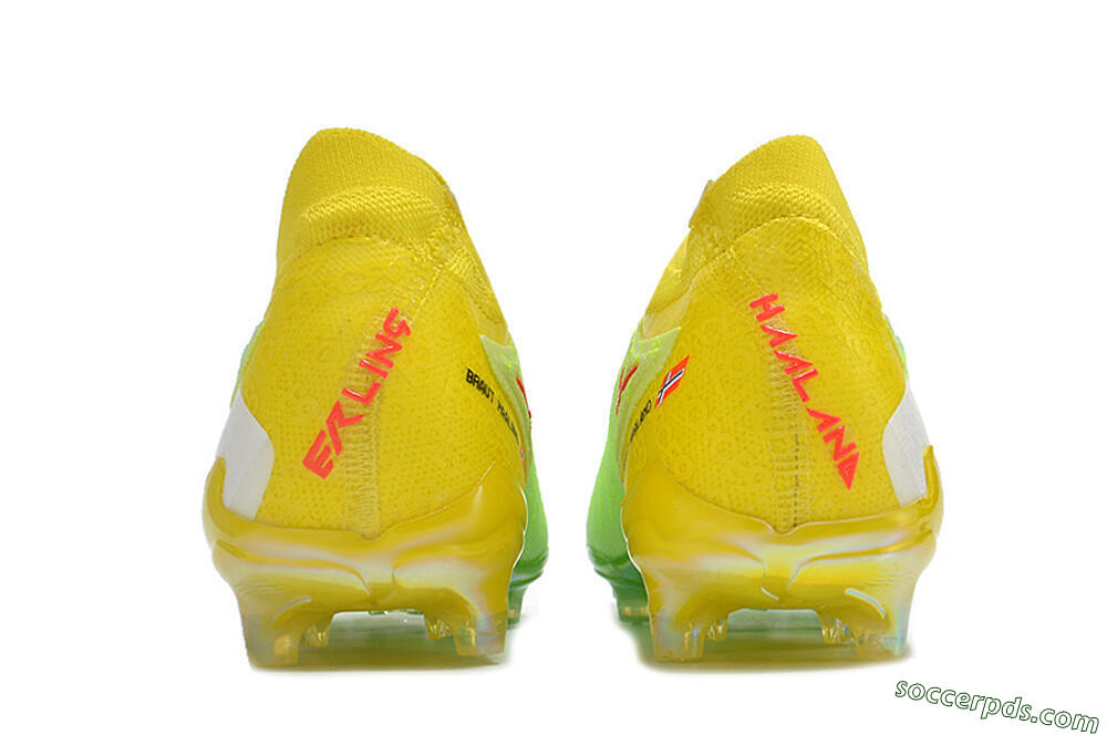 Nike Phantom GX Elite FG Low-Tops Football Boots - Yellow/Green/Black/Red 5
