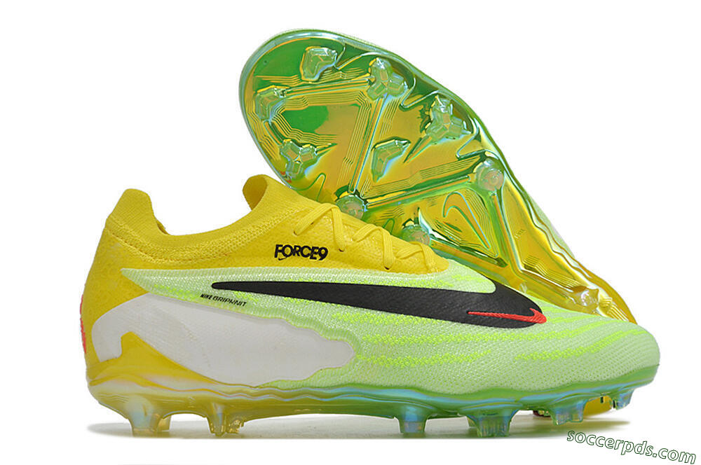 Nike Phantom GX Elite FG Low-Tops Football Boots - Yellow/Green/Black/Red 1