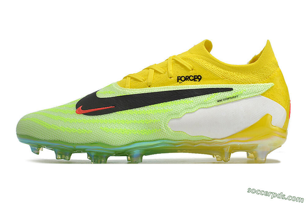 Nike Phantom GX Elite FG Low-Tops Football Boots - Yellow/Green/Black/Red 2