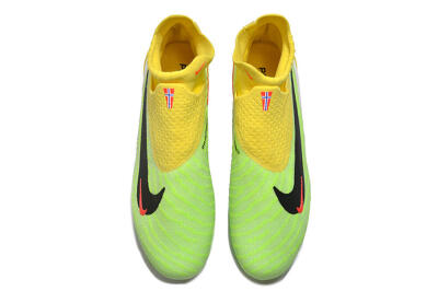 Nike Phantom GX Elite DF FG High-Tops Football Boots - Yellow/Green/Black/Red