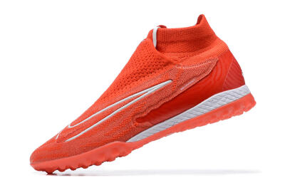 Nike Phantom GX Elite DF TF High-Tops Football Shoes - Red/White