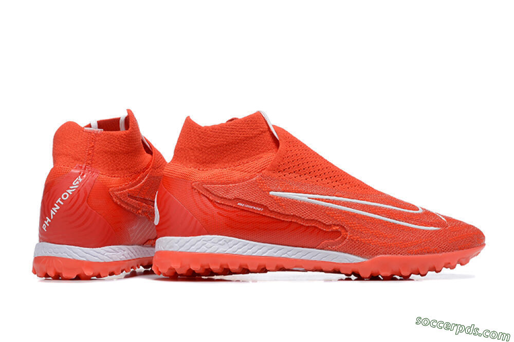 Nike Phantom GX Elite DF TF High-Tops Football Shoes - Red/White 8