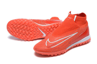 Nike Phantom GX Elite DF TF High-Tops Football Shoes - Red/White