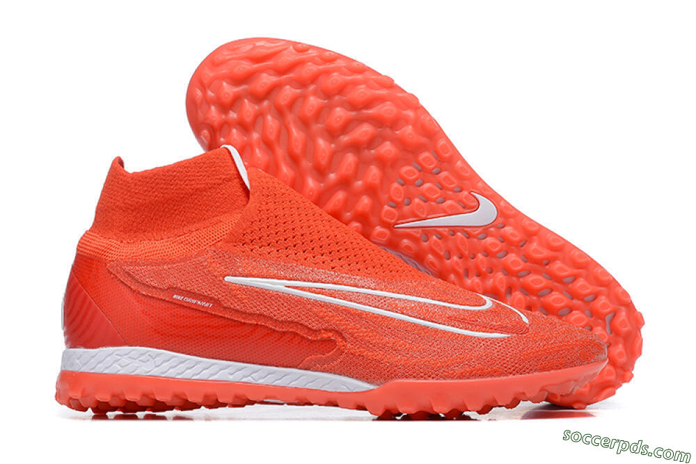 Nike Phantom GX Elite DF TF High-Tops Football Shoes - Red/White 1