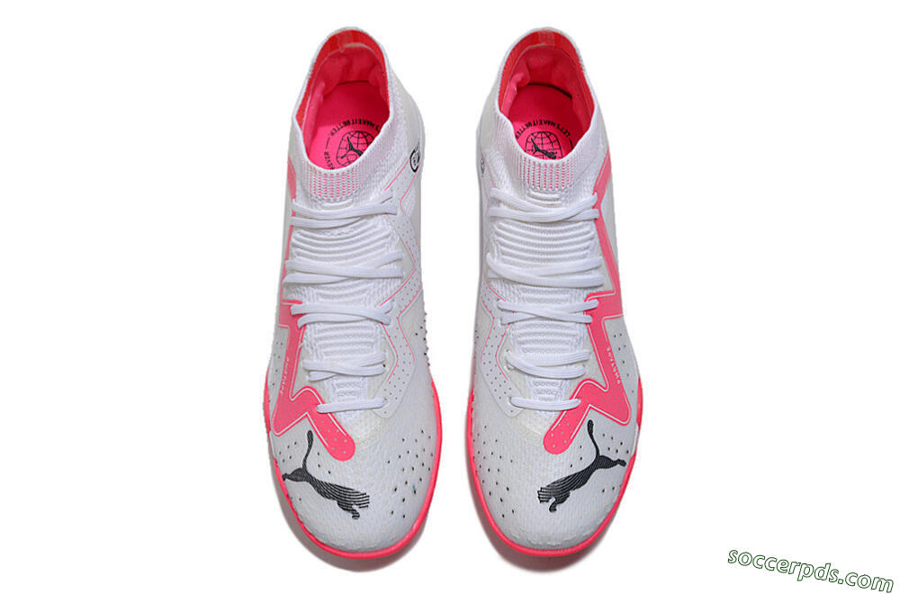 Puma Future Ultimate TF Low-Tops Football Shoes - White/Red/Black 4