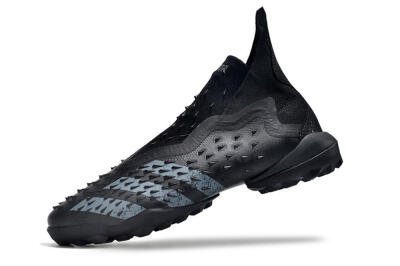 Adidas Predator Freak+ TF High-Tops Football Shoes - Black/Silver