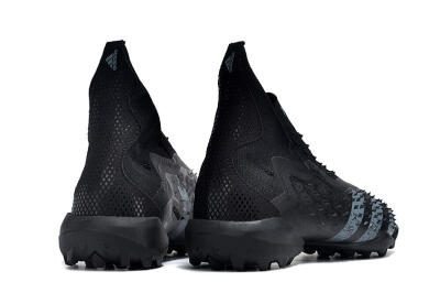 Adidas Predator Freak+ TF High-Tops Football Shoes - Black/Silver