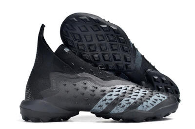 Adidas Predator Freak+ TF High-Tops Football Shoes - Black/Silver