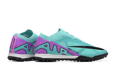 Nike Air Zoom Mercurial Vapor 15 Elite TF Low-Tops Football Shoes - Blue/Black/Purple
