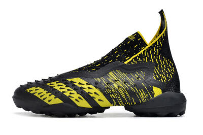 Adidas Predator Freak+ TF High-Tops Football Shoes - Black/Yellow