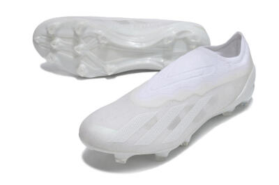 Adidas X Crazyfast+ LL FG Low-Tops Football Boots - White/White/White