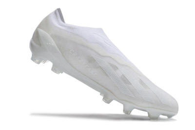 Adidas X Crazyfast+ LL FG Low-Tops Football Boots - White/White/White