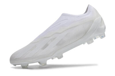 Adidas X Crazyfast+ LL FG Low-Tops Football Boots - White/White/White