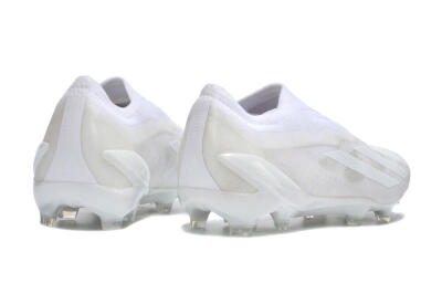 Adidas X Crazyfast+ LL FG Low-Tops Football Boots - White/White/White