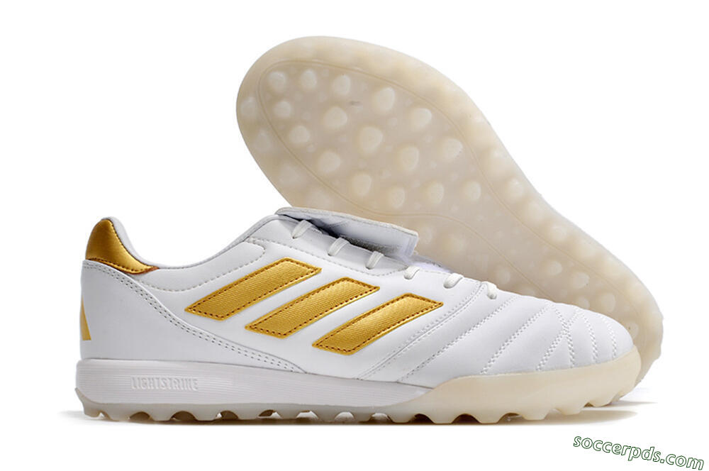 Adidas Copa Gloro TF Low-Tops Football Shoes - White/Gold 1