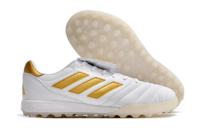 Adidas Copa Gloro TF Low-Tops Football Shoes - White/Gold