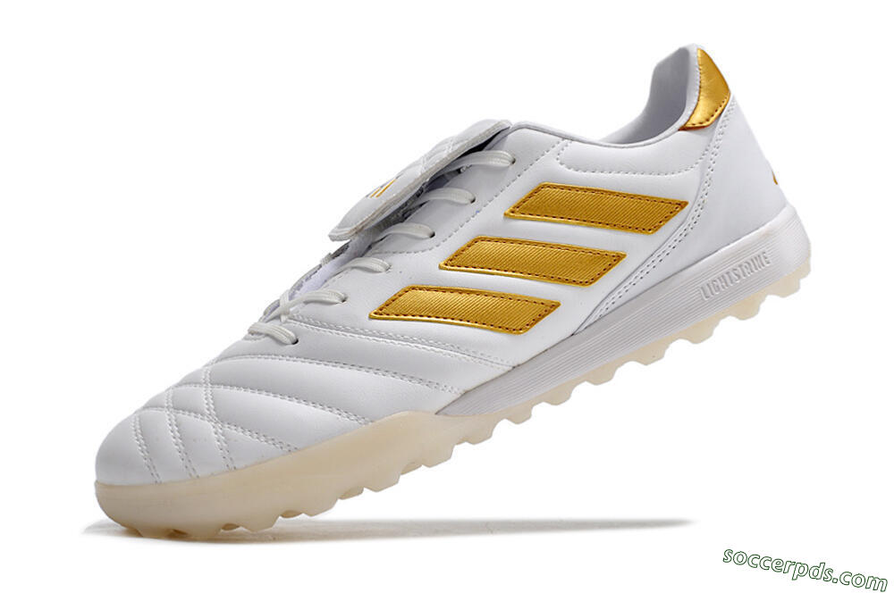 Adidas Copa Gloro TF Low-Tops Football Shoes - White/Gold 5