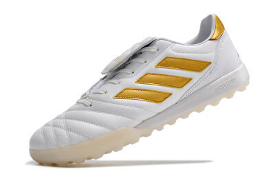 Adidas Copa Gloro TF Low-Tops Football Shoes - White/Gold