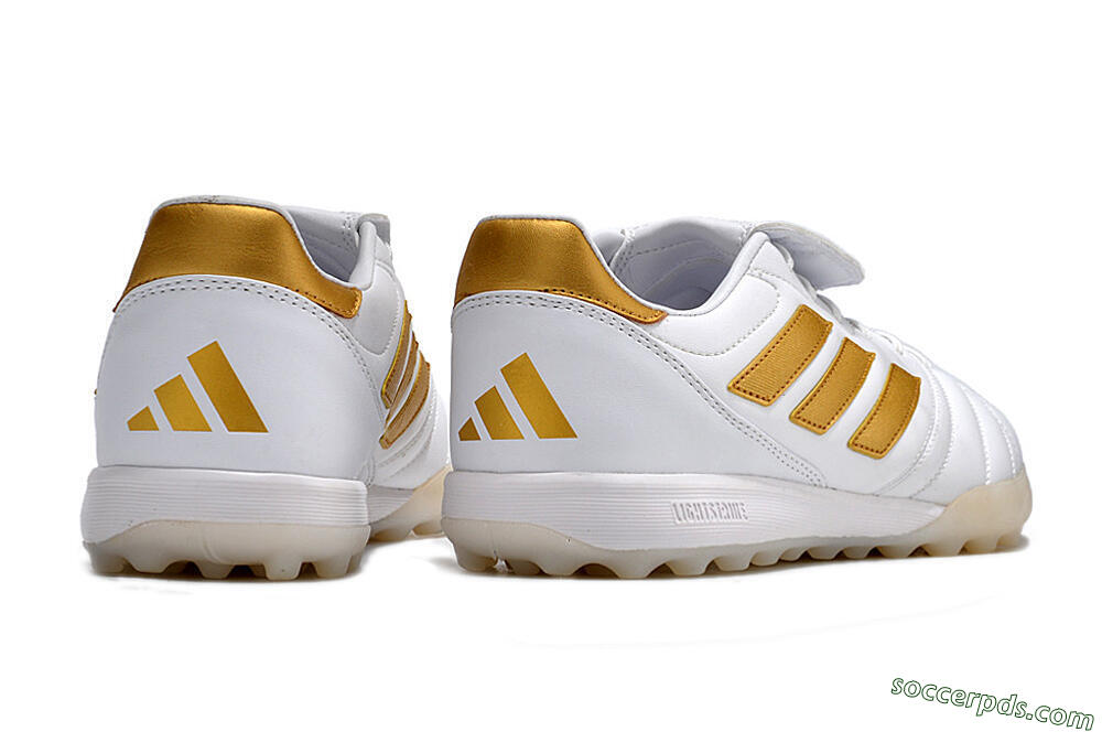 Adidas Copa Gloro TF Low-Tops Football Shoes - White/Gold 6