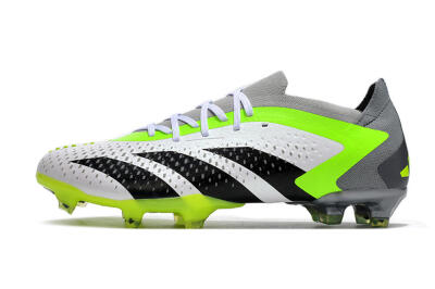 Adidas Predator Accuracy.1 FG Low-Tops Football Boots - White/Black/Green/Grey