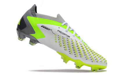 Adidas Predator Accuracy.1 FG Low-Tops Football Boots - White/Black/Green/Grey