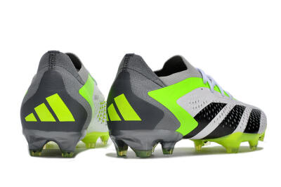Adidas Predator Accuracy.1 FG Low-Tops Football Boots - White/Black/Green/Grey