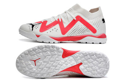 Puma Future X Powercat Tokyo Match TF Low-Tops Football Shoes - White/Red/Black