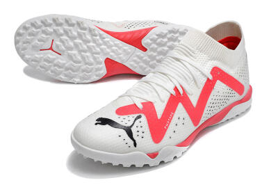 Puma Future X Powercat Tokyo Match TF Low-Tops Football Shoes - White/Red/Black