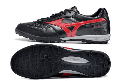 Mizuno Morelia Sala Japn TF Low-Tops Football Shoes - Black/Red/White