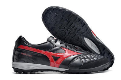 Mizuno Morelia Sala Japn TF Low-Tops Football Shoes - Black/Red/White