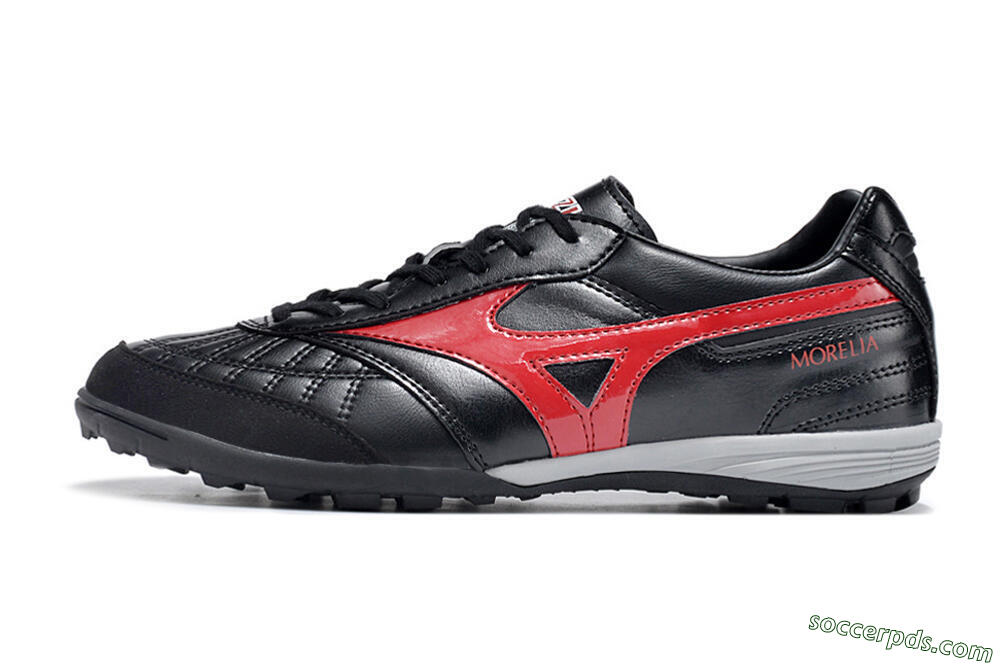 Mizuno Morelia Sala Japn TF Low-Tops Football Shoes - Black/Red/White 2