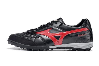Mizuno Morelia Sala Japn TF Low-Tops Football Shoes - Black/Red/White