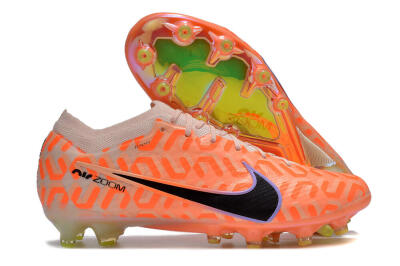 Nike Air Zoom Mercurial Vapor 15 Elite AG Low-Tops Football Boots - Orange/Black/Purple