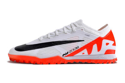 Nike Air Zoom Mercurial Vapor 15 Elite IC Low-Tops Football Shoes - White/Black/Red