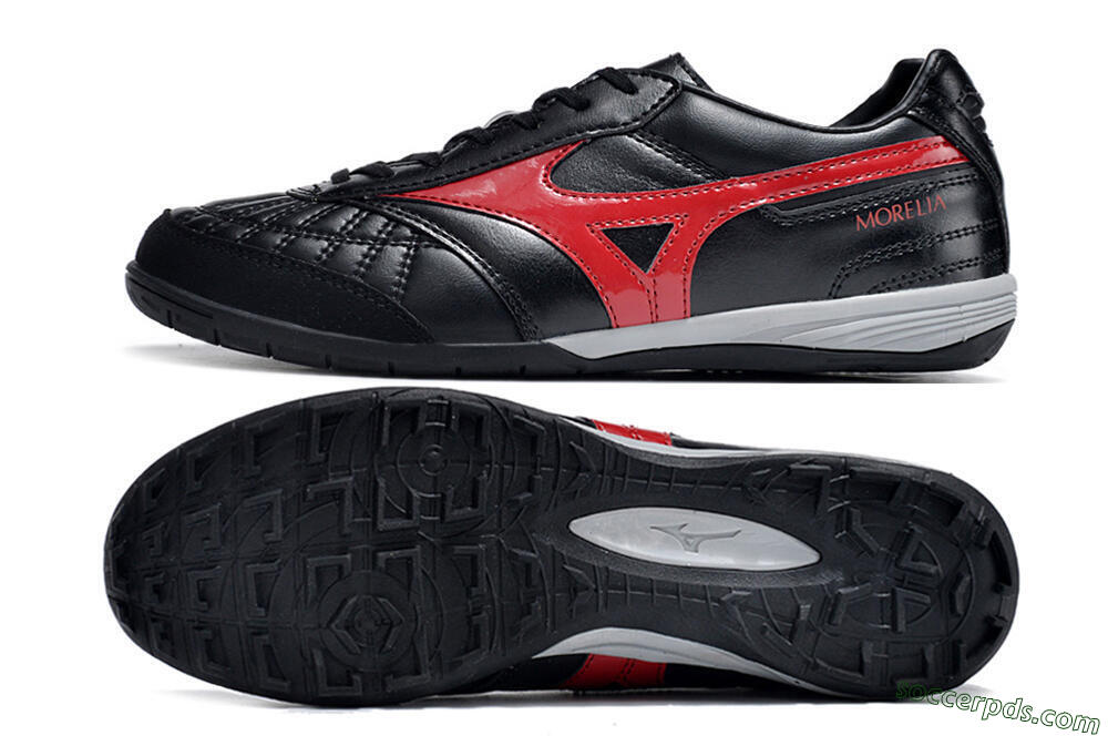 Mizuno Morelia Sala Japn IC Low-Tops Football Shoes - Black/Red/White 0
