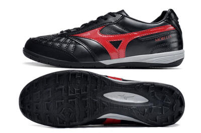 Mizuno Morelia Sala Japn IC Low-Tops Football Shoes - Black/Red/White