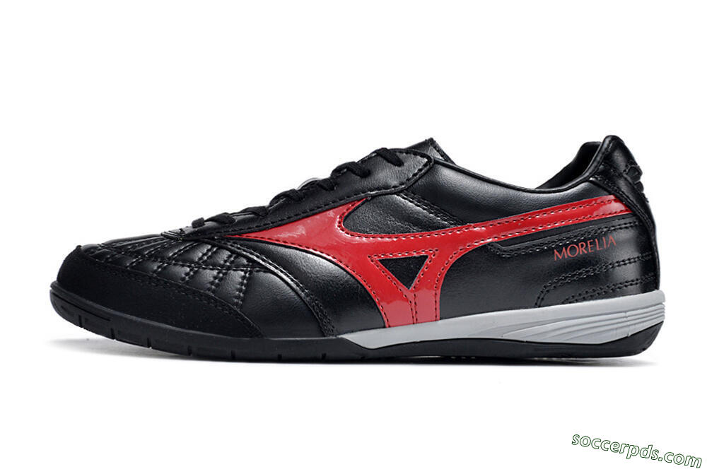 Mizuno Morelia Sala Japn IC Low-Tops Football Shoes - Black/Red/White 2